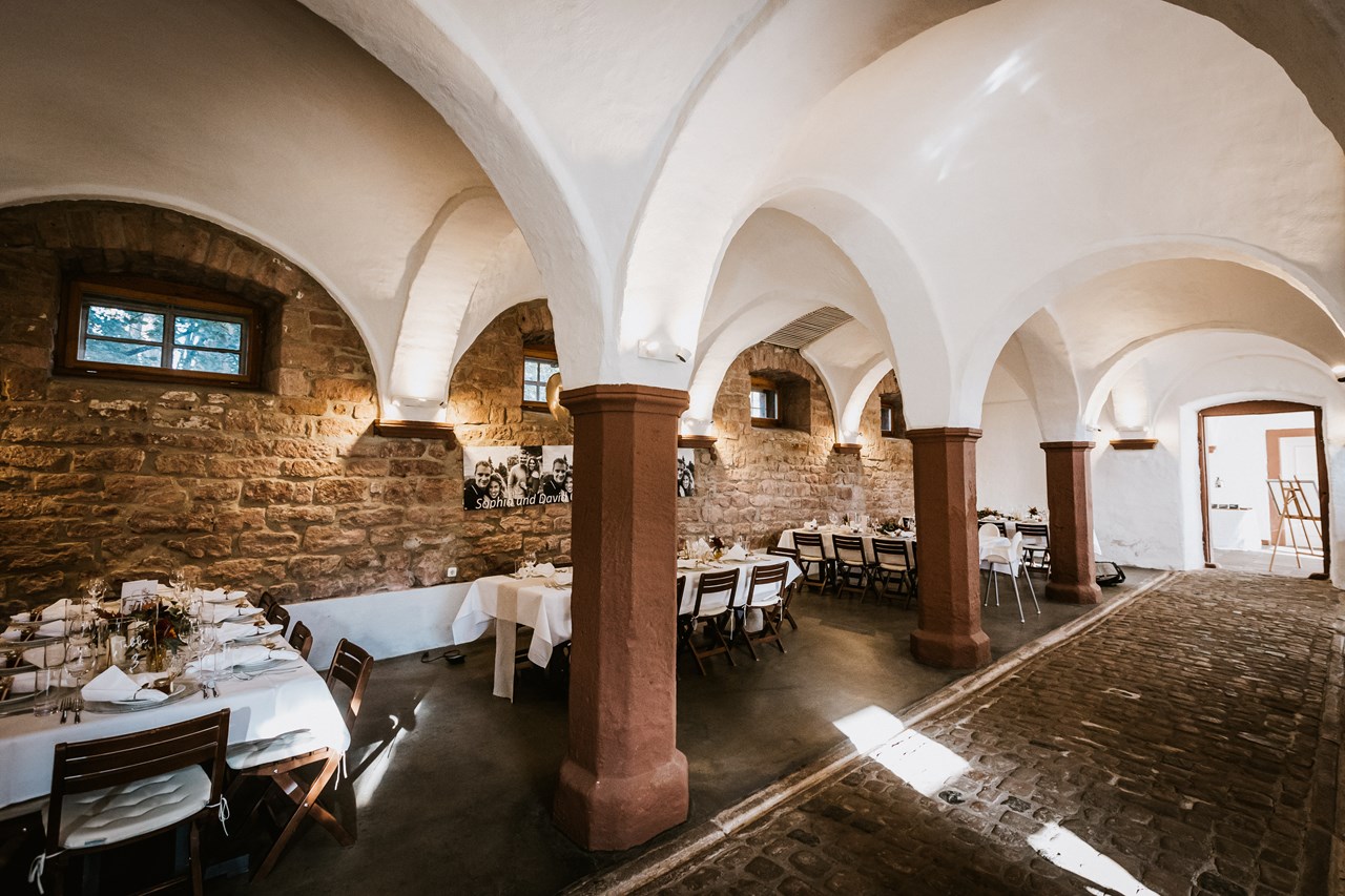 Hofgut Habitzheim Informazioni sulle sale da ballo Stalla a volta