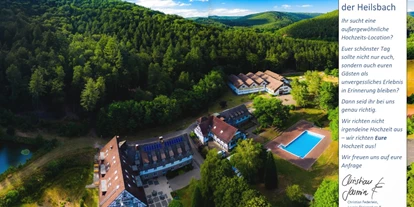Wedding - nächstes Hotel - Maßweiler - IN DER NATUR - DIE HEILSBACH IN 66996 SCHÖNAU / PFALZ - HOCHZEITSLOCATION