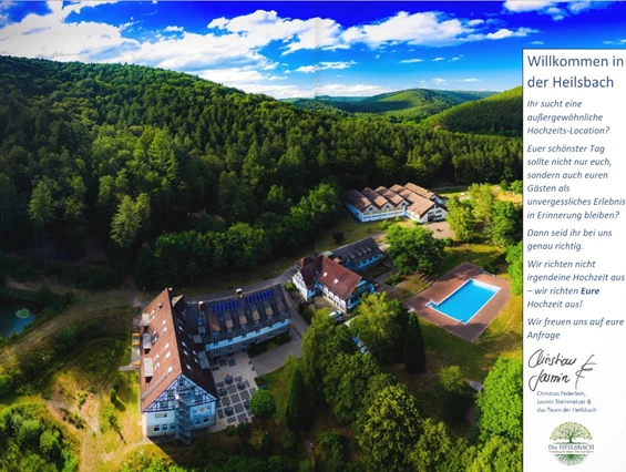 Hochzeit: IN DER NATUR - DIE HEILSBACH IN 66996 SCHÖNAU / PFALZ - HOCHZEITSLOCATION