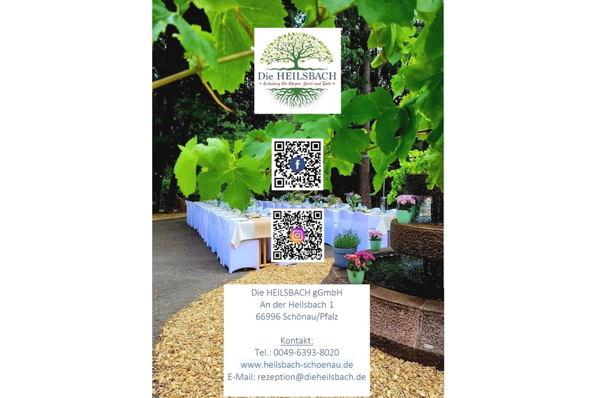 Hochzeit: IN DER NATUR - DIE HEILSBACH IN 66996 SCHÖNAU / PFALZ - HOCHZEITSLOCATION
