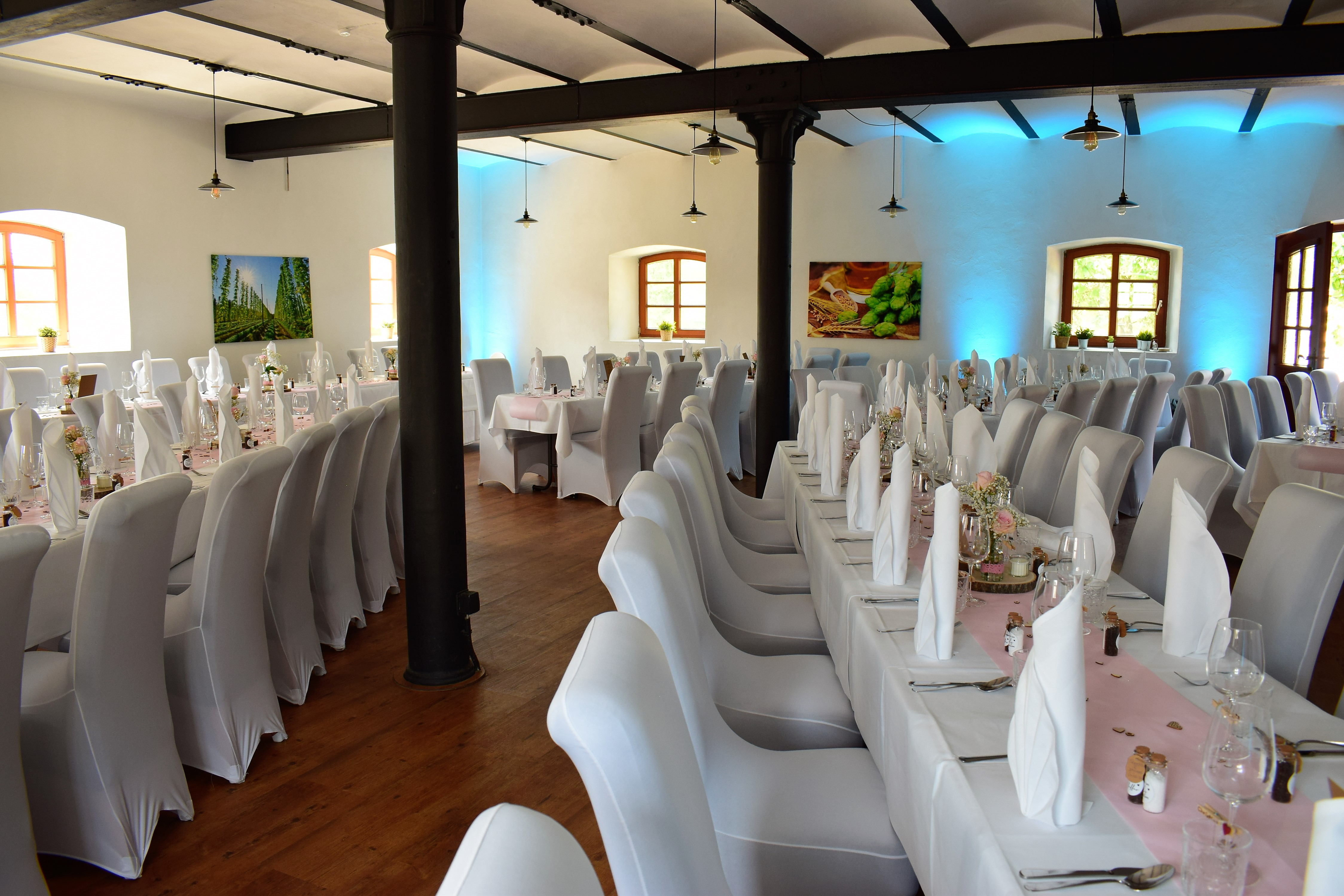 Hochzeitslocation: Der Festsaal des Stanglbräu bietet Platz für bis zu 120 Hochzeitsgäste. - Stanglbräu