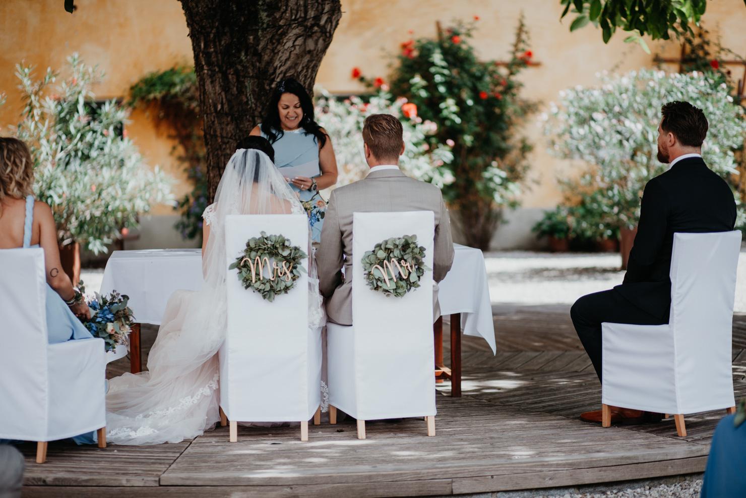 Hochzeitslocation: Trauung unter freiem Himmel im Moarhof Grünbach. - Moarhof in Grünbach