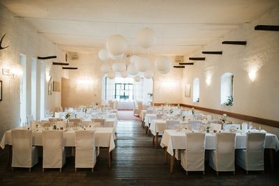 Moarhof in Grünbach Informatie over de balzalen Grote zaal