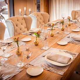 Hochzeit: Kulinarik-Angebot - Private Dinings im kleinen Rahmen oder Catering - Golden Hill Country Chalets & Suites