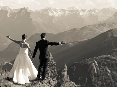 Hochzeit: Kristallhütte