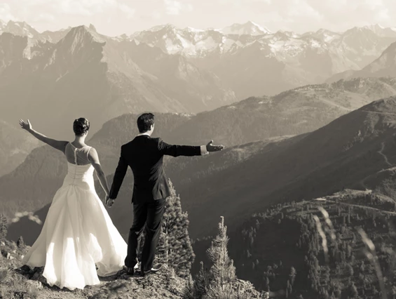 Hochzeit: Kristallhütte
