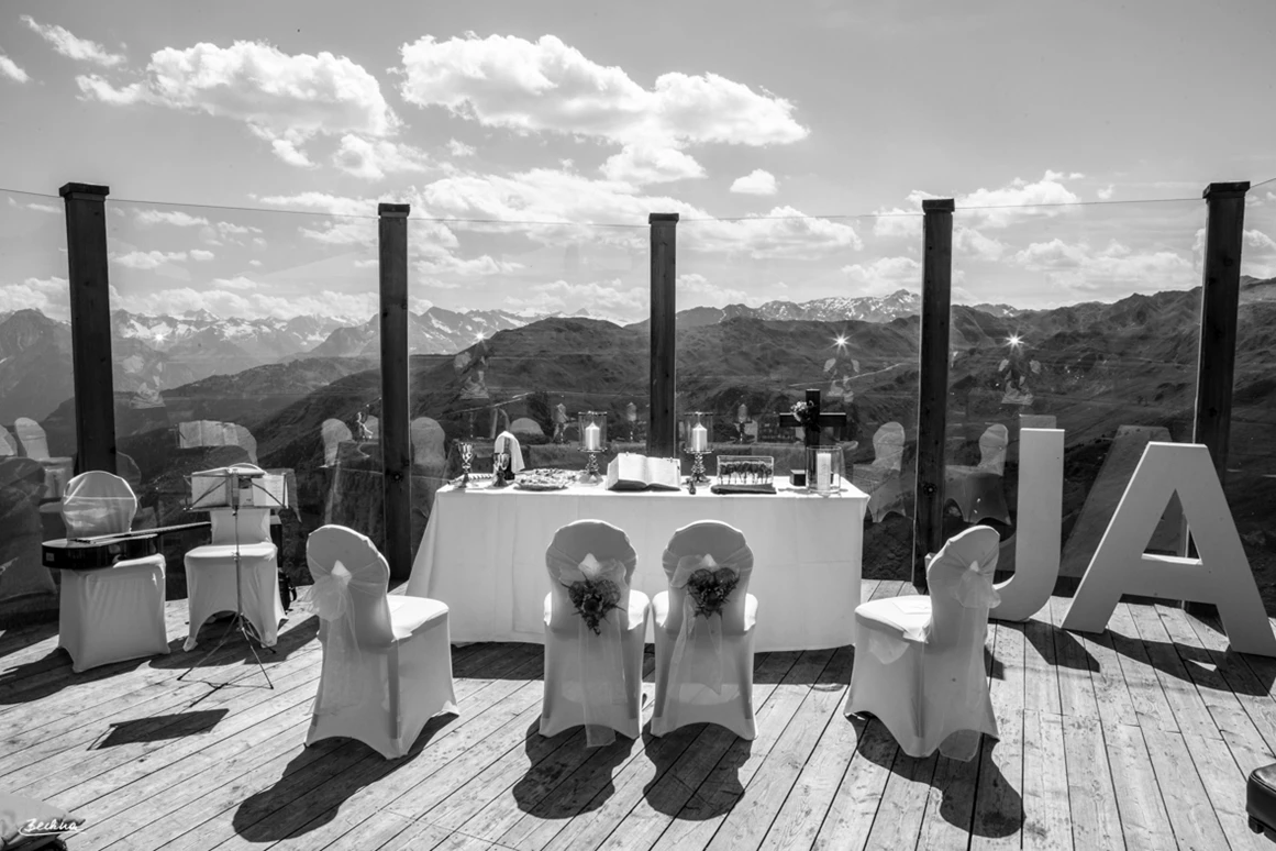 Hochzeit: Kristallhütte