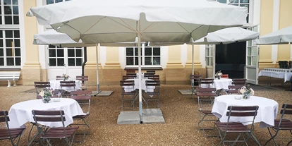 Wedding - Neuhof an der Zenn - Terrasse Sektempfang - Orangerie Ansbach