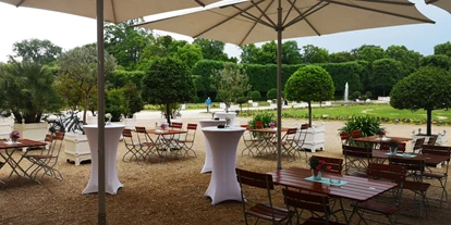 Wedding - Neuhof an der Zenn - Terrasse Sektempfang - Orangerie Ansbach
