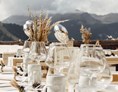 Hochzeit: Eine Festtafel beim VIEW in Berwang. - Das View - the Pop-Up