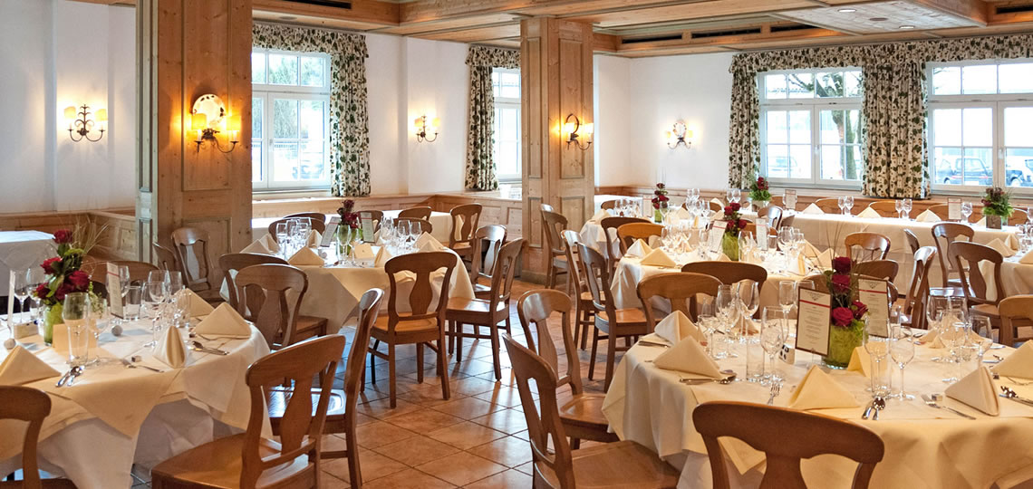Der Jägerwirt, Hotel*** & Restaurant Informations sur les salles de bal Salle de banquet