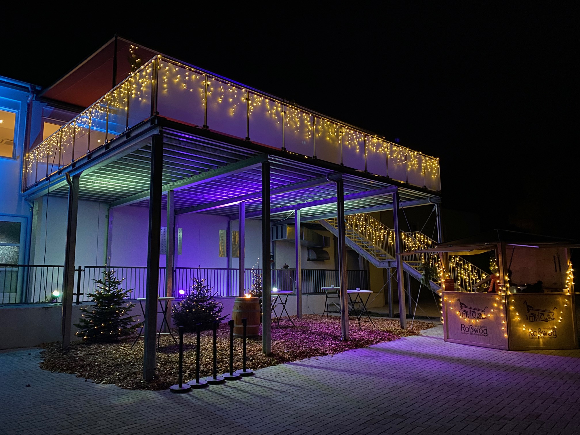 Hochzeitslocation: Glühweinempfang im Winter - Reblaus Bahlingen 