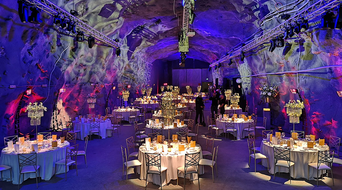 VersuchsStollen Hagerbach Informazioni sulle sale da ballo Caverna "fortunata".