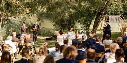 Hochzeit - Roigheim - Am nahe gelegenen See können Sie sich unter Freiem Himmel trauen lassen. - Landgut Halsberg