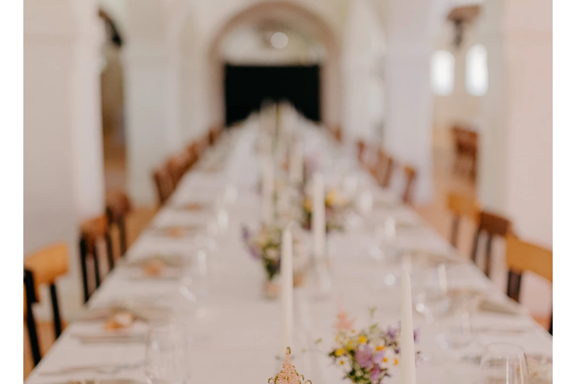 Hochzeit: Festliche Tafel im Gewölbesaal. - ALTE MEIEREI BLEIBURG