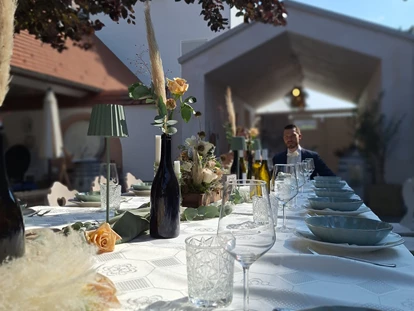 Hochzeit - Gumpoldskirchen - Hochzeitstafel im Habacht8. - Heuriger Habacht