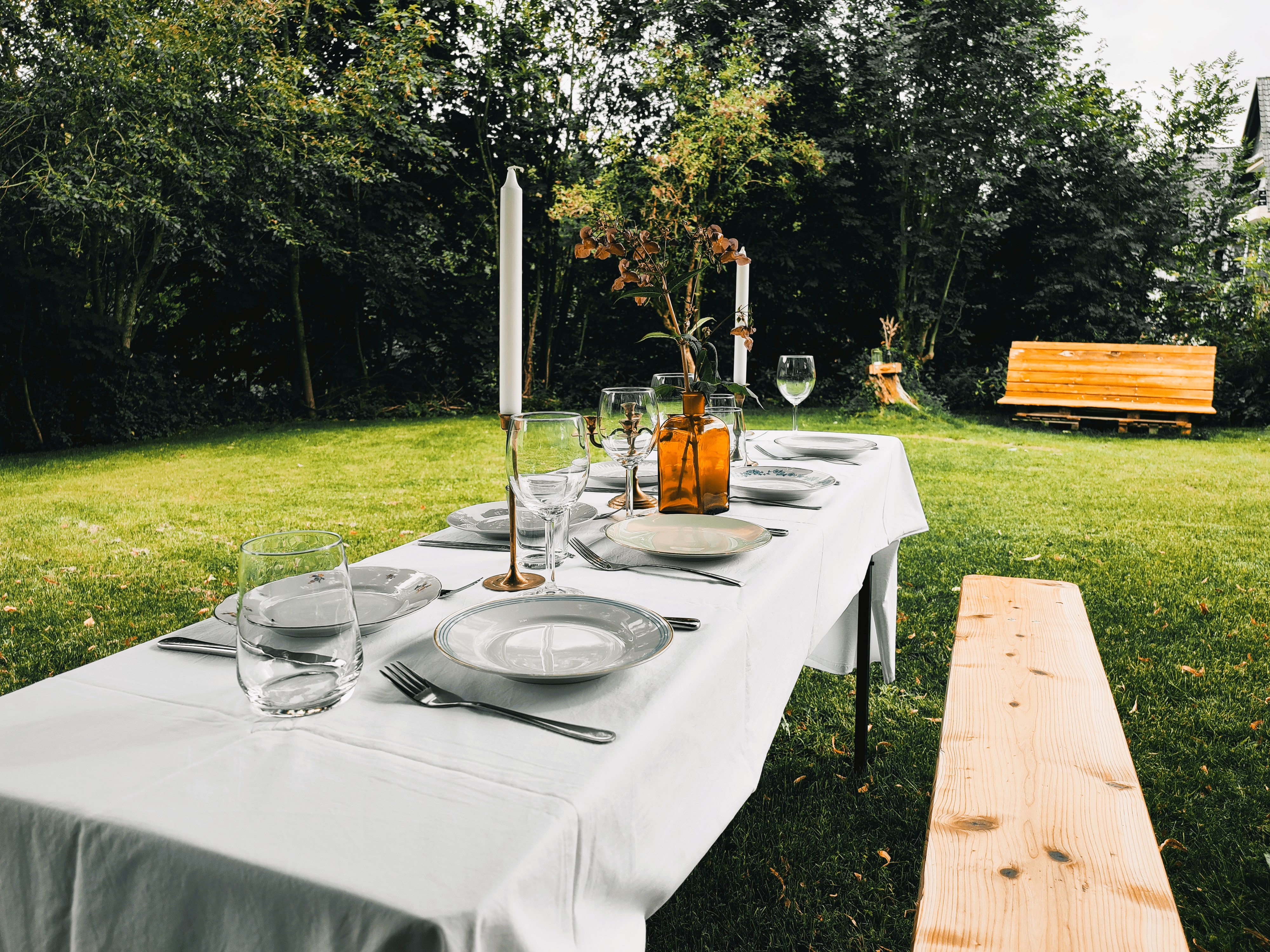 Mariage - Kirche - Allemagne - Feiern im Garten unter der alten Linde - Granetal.Quartier