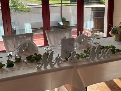 Hochzeit - Uelversheim - Brauttisch in der "Kutscher Remise" - Jägerhof Biblis
