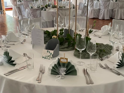 Hochzeit - Uelversheim - Tischedeko in der "Kutscher Remise" - Jägerhof Biblis