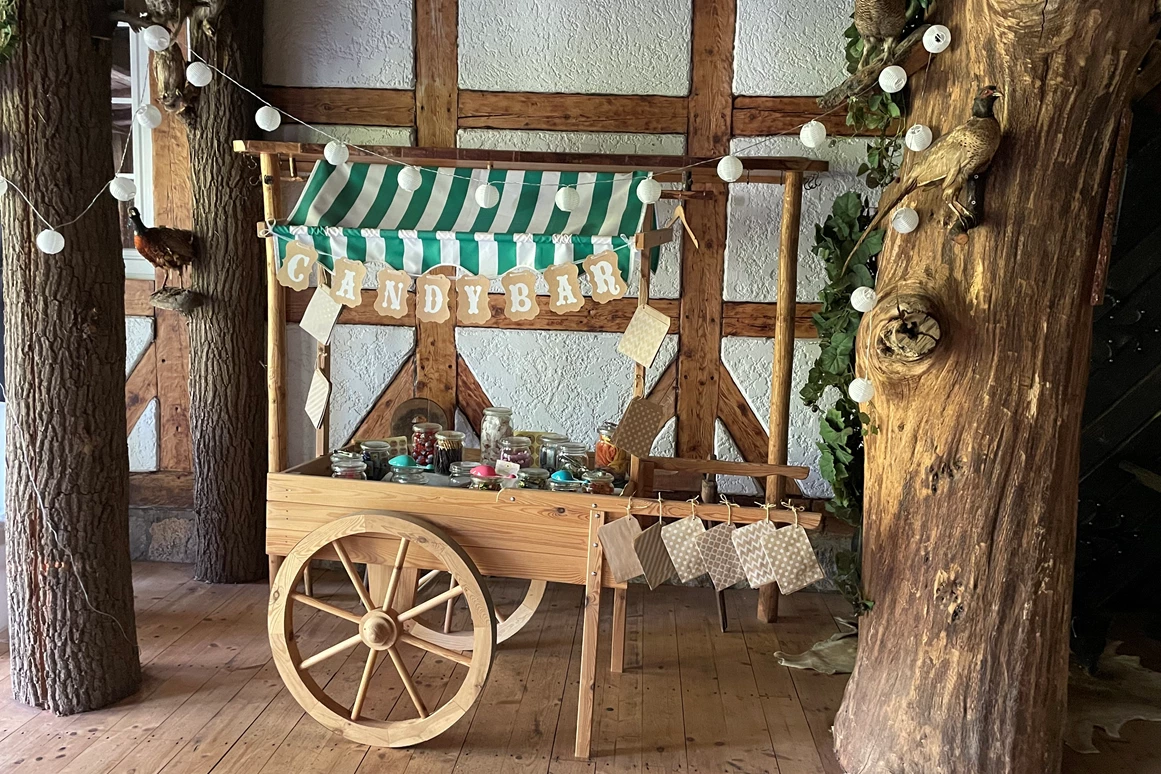 Hochzeit: Candybar im "Jagdzimmer" - Jägerhof Biblis