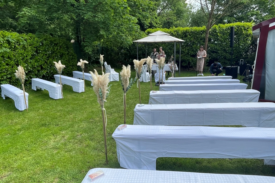 Hochzeit: Trauzeremonie in der "Kutscher Remise" - Jägerhof Biblis