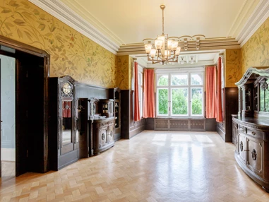 Hochzeitslocation: Saal hinterer Teil - Villa Lebensgrund Mylau