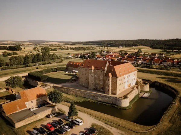 Wasserburg Heldrungen Information about the banquet halls Exterior view of Wasserburg