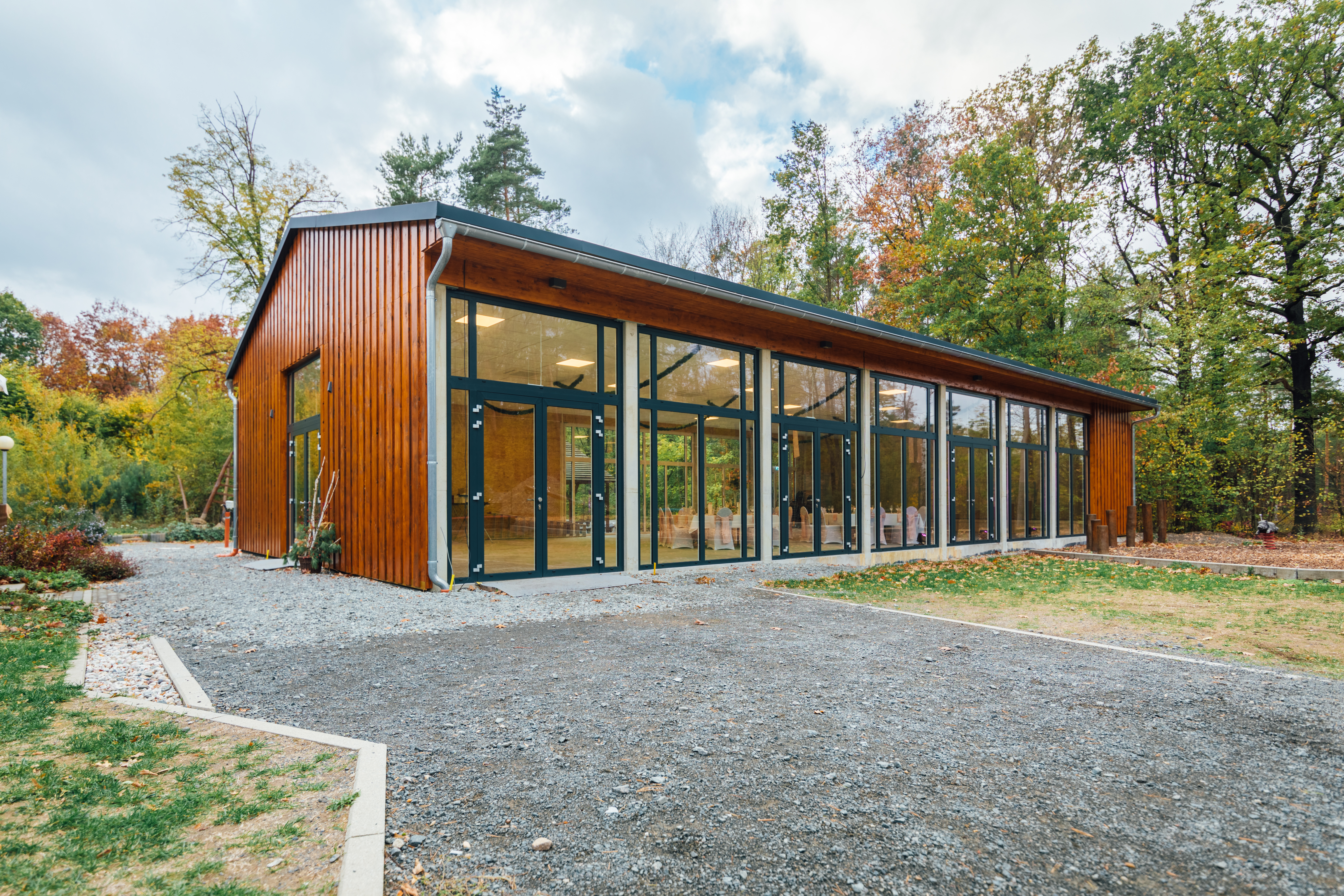 Forsthof Waidmannsheil Angaben zu den Festsälen Waldhalle