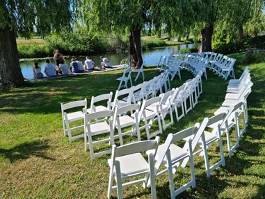 Hochzeit: Möglichkeit für freie Trauung im Garten - Spreeparadies