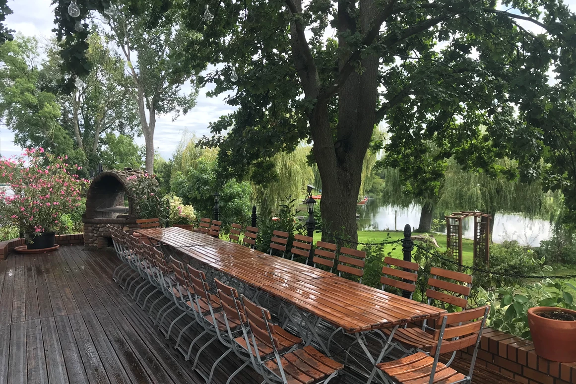 Hochzeit: Terrasse im “ Normalzustand” - Spreeparadies