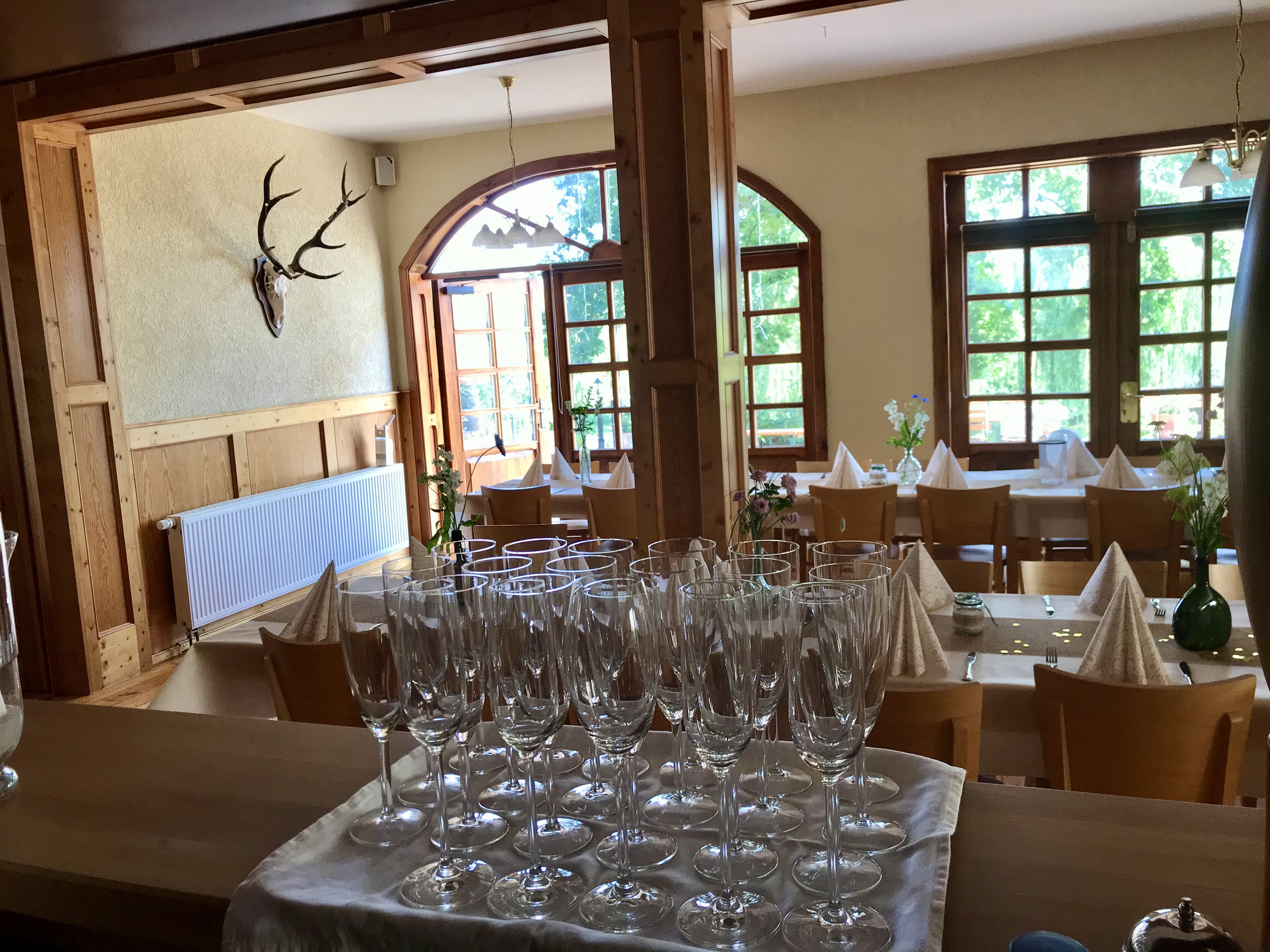 Hochzeitslocation: Aus der Bar fotografiert  - Spreeparadies