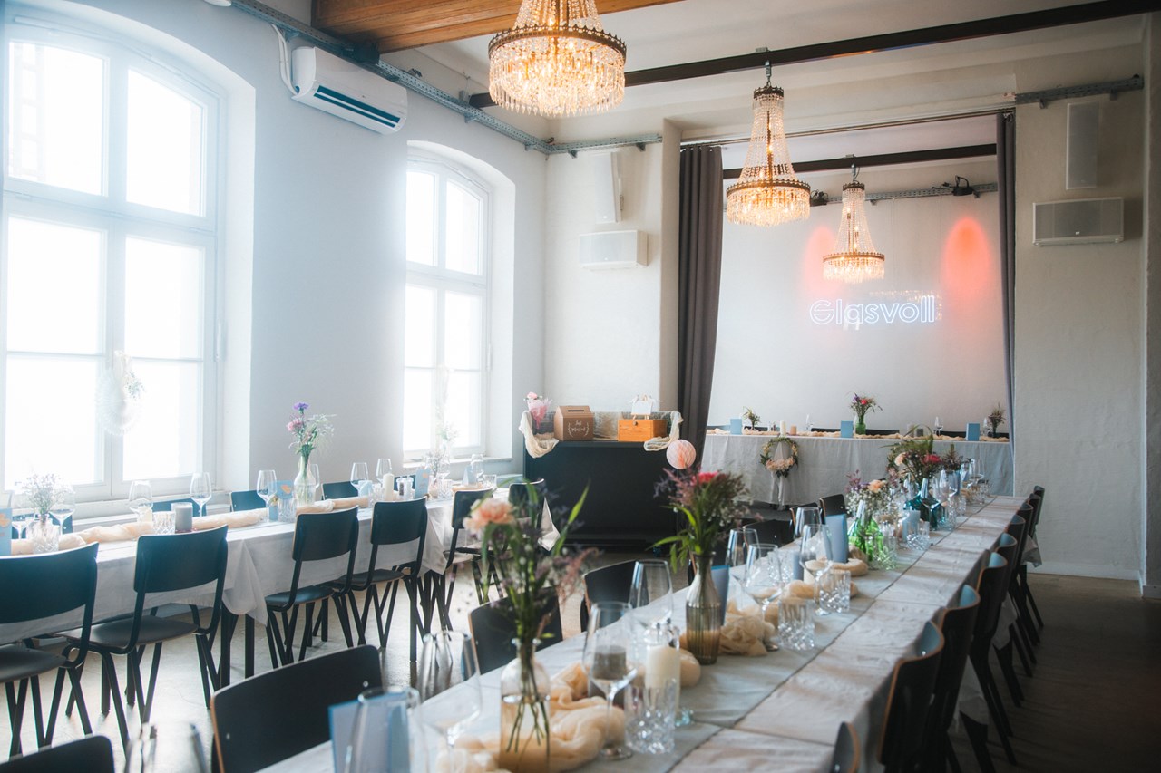 Glasvoll Eventlocation Düsseldorf Angaben zu den Festsälen Saal