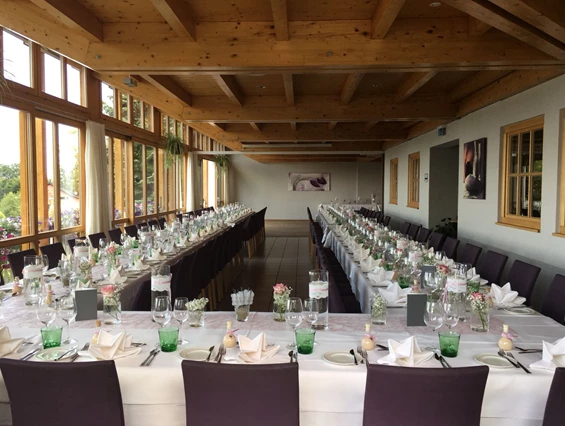 Hochzeit: Bestuhlung Hochzeit - Berghof "Genusswerkstatt" Hohenems