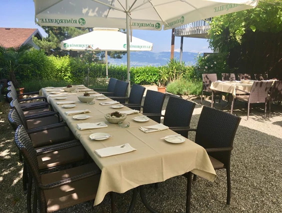 Hochzeit: Gastgarten - Berghof "Genusswerkstatt" Hohenems