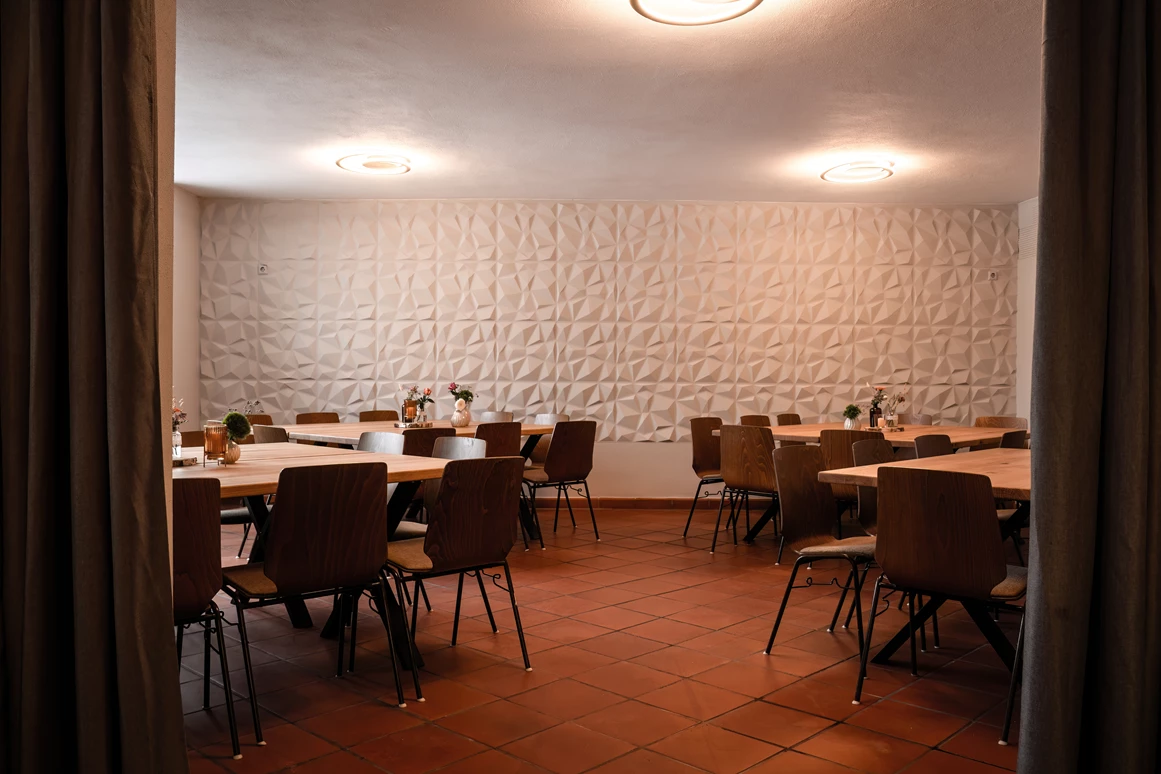 Hochzeitslocation: Blick in den 2. Saal - momo Eventlocation
