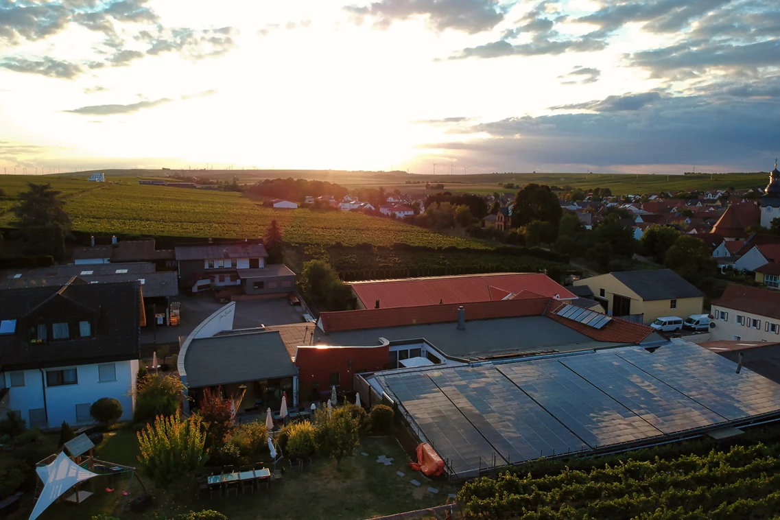 Hochzeit: Bechtheim mit Blick auf unseren Garten - Weingut Jean Buscher