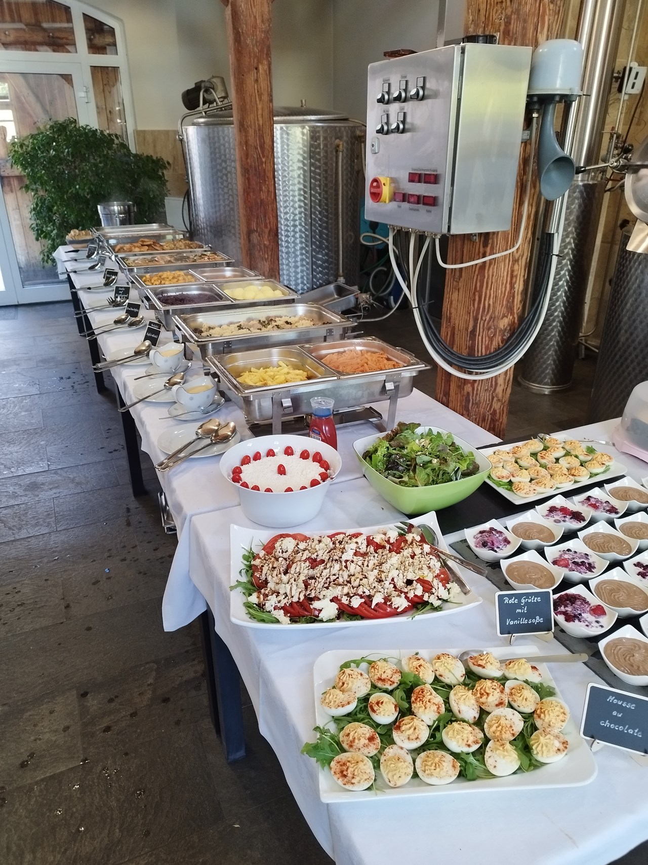 Distillerie Behr Angaben zu den Festsälen Ceatering