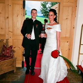 Hochzeit: Eingang zum Saal - Hotel Krone