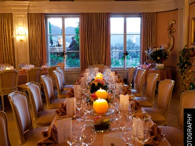 Hochzeitslocation: Der Festsaal des Hotel Schloss Dürnstein in Niederösterreich. - Hotel Schloß Dürnstein