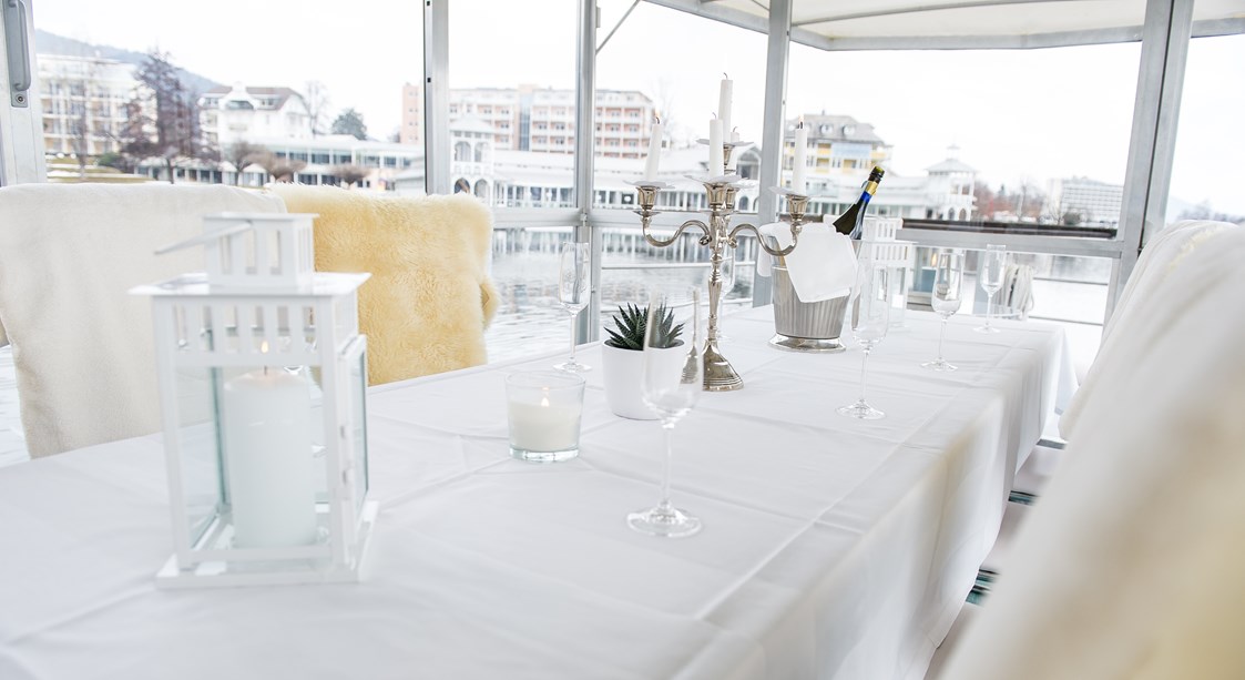 Hochzeit: Hochzeit am Glasboot direkt am Wörthersee  - Werzer's Hotel Resort Pörtschach