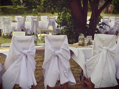 Hochzeit: Gartenhochzeit auf Burg Battenberg. - Burg Battenberg / Pfalz