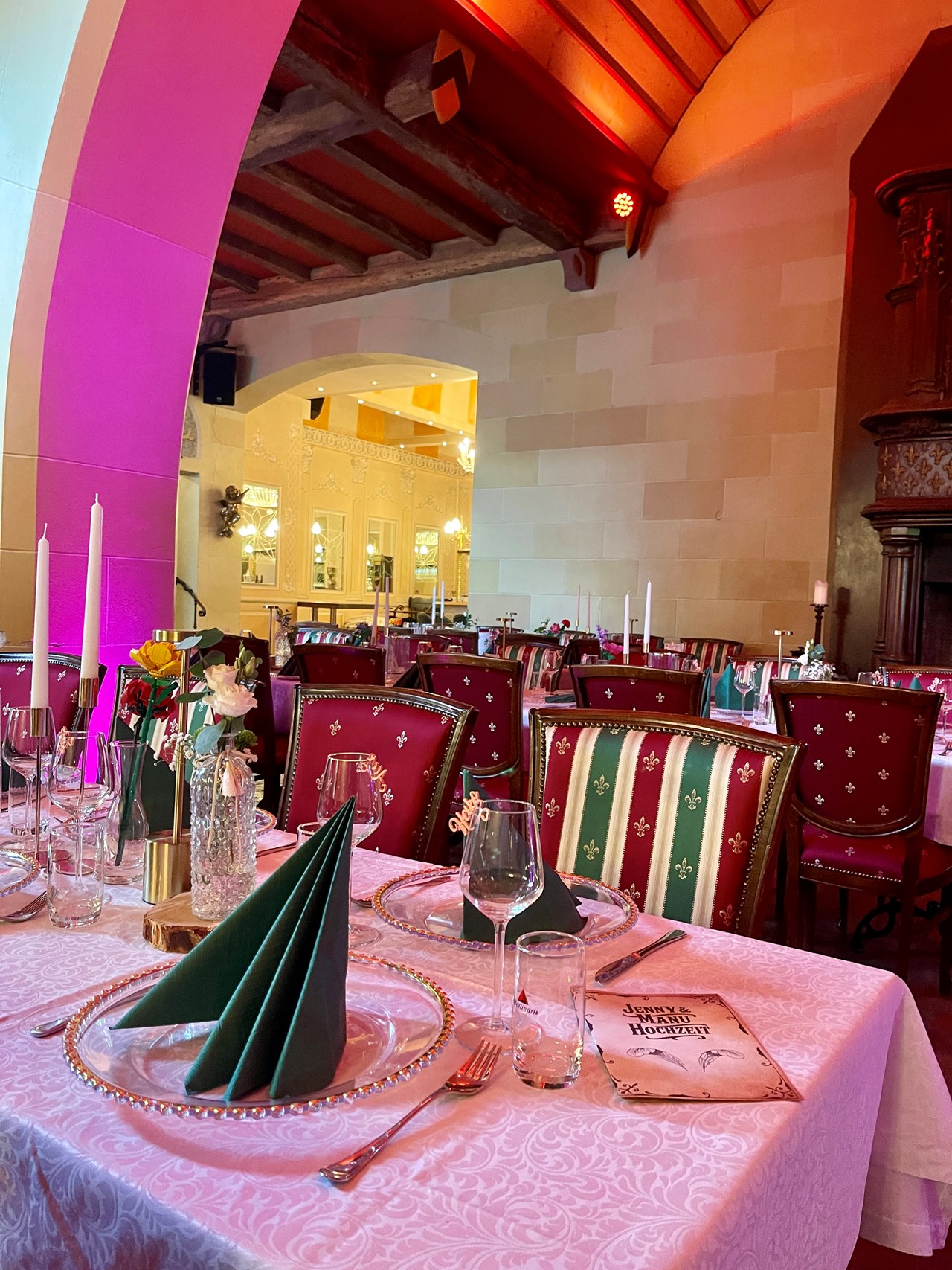 Burg Bocholt Nettetal Informazioni sulle sale da ballo Sala dei Cavalieri