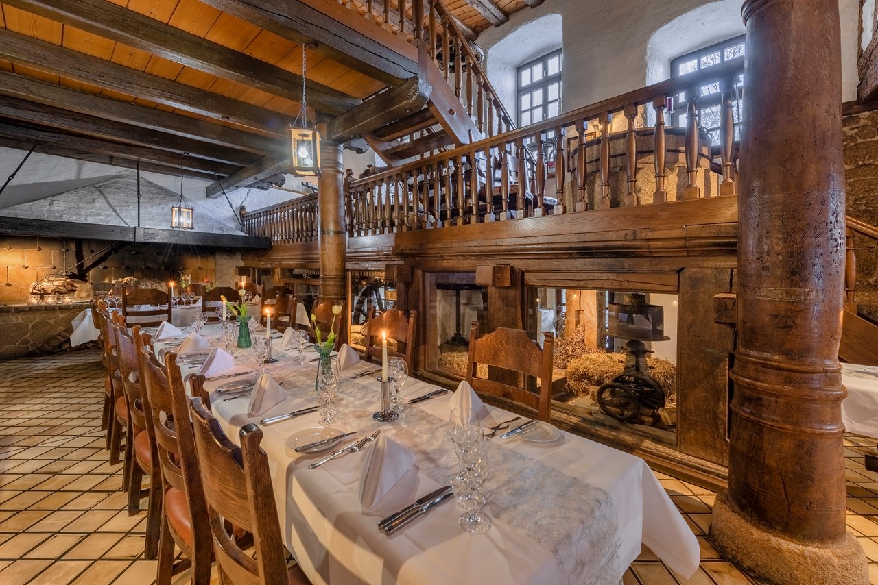 Hotel Restaurant Bibermühle Information about the banquet halls Romantic Mill Restaurant