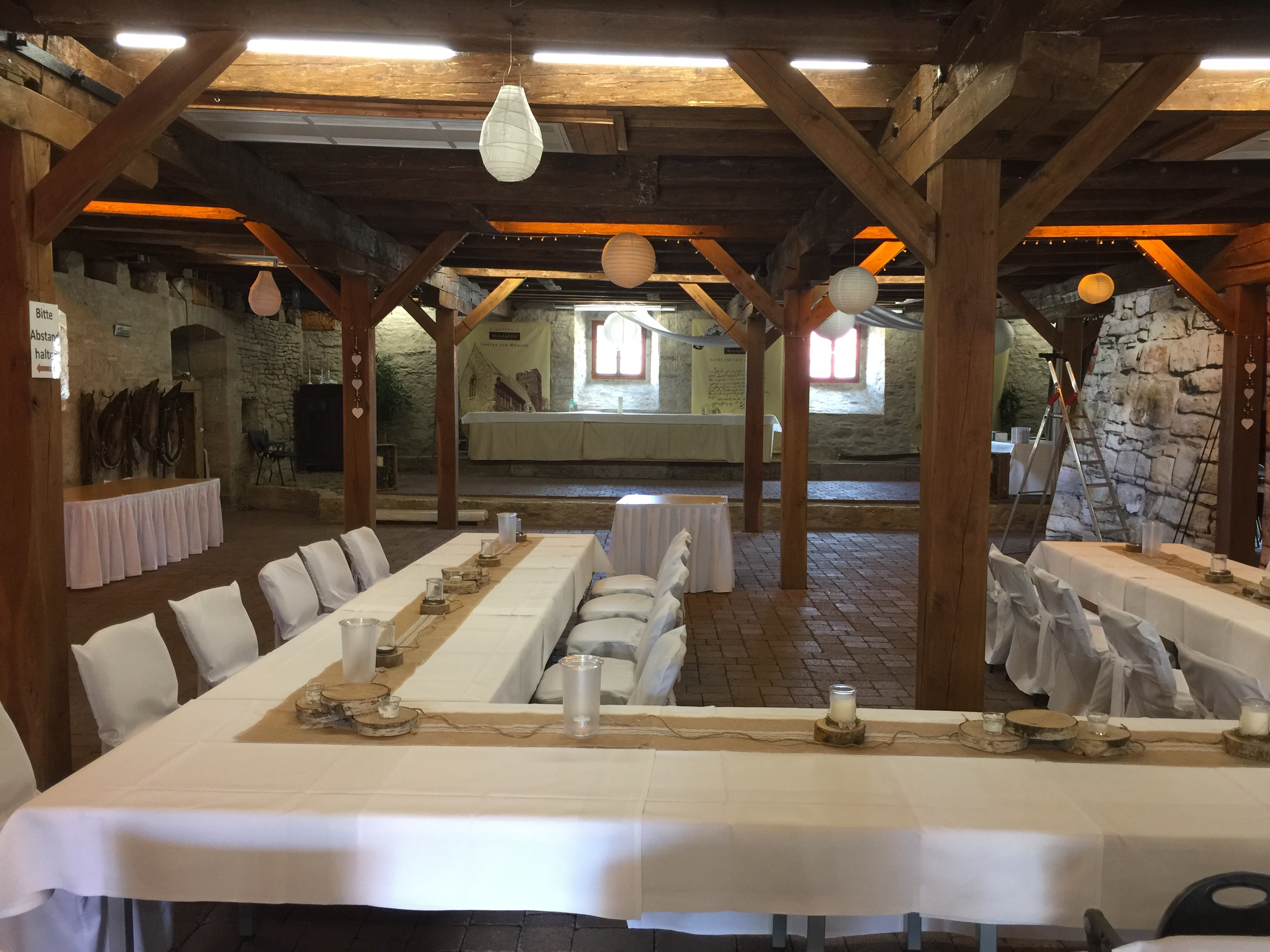 Hochzeit: Saal - Klostergut Mönchpfiffel