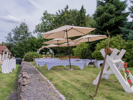 Hochzeit: Die Vorbereitungen für eure Gartenhochzeit laufen auf Hochtouren. - Thüringer Tannenhof