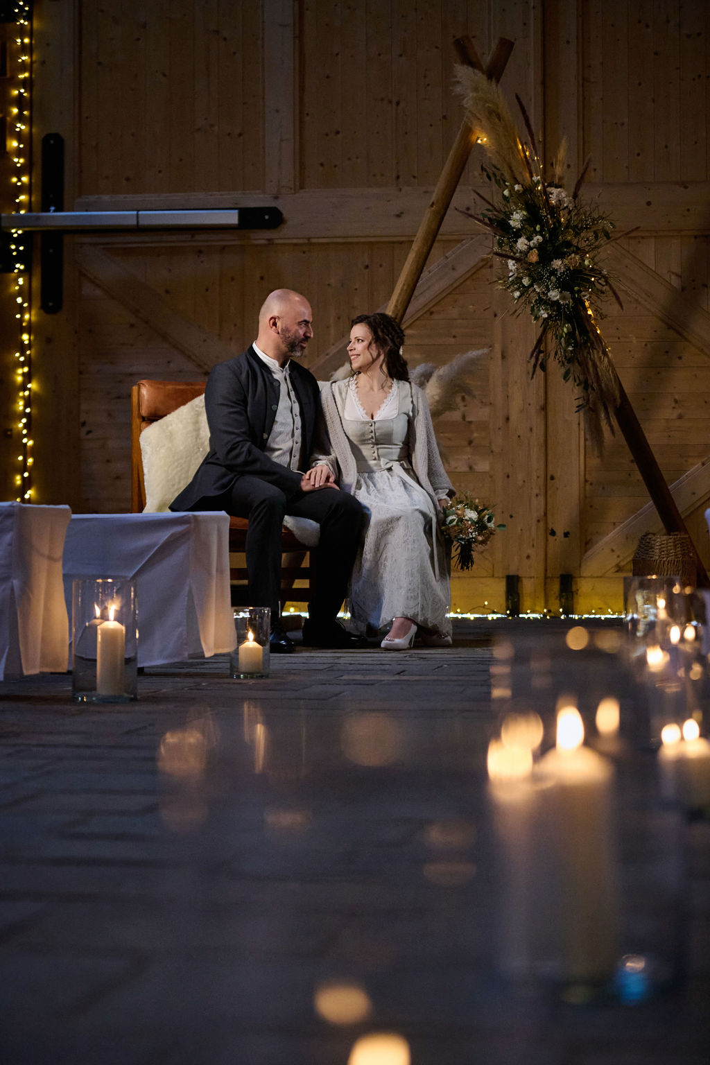 Hochzeitslocation: Trauung Winterhochzeit - Büffelhof Beuerbach