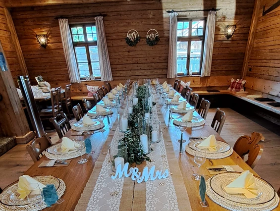 Hochzeitslocation: Hochzeit in der Almhütte. - Gasthaus Sonne