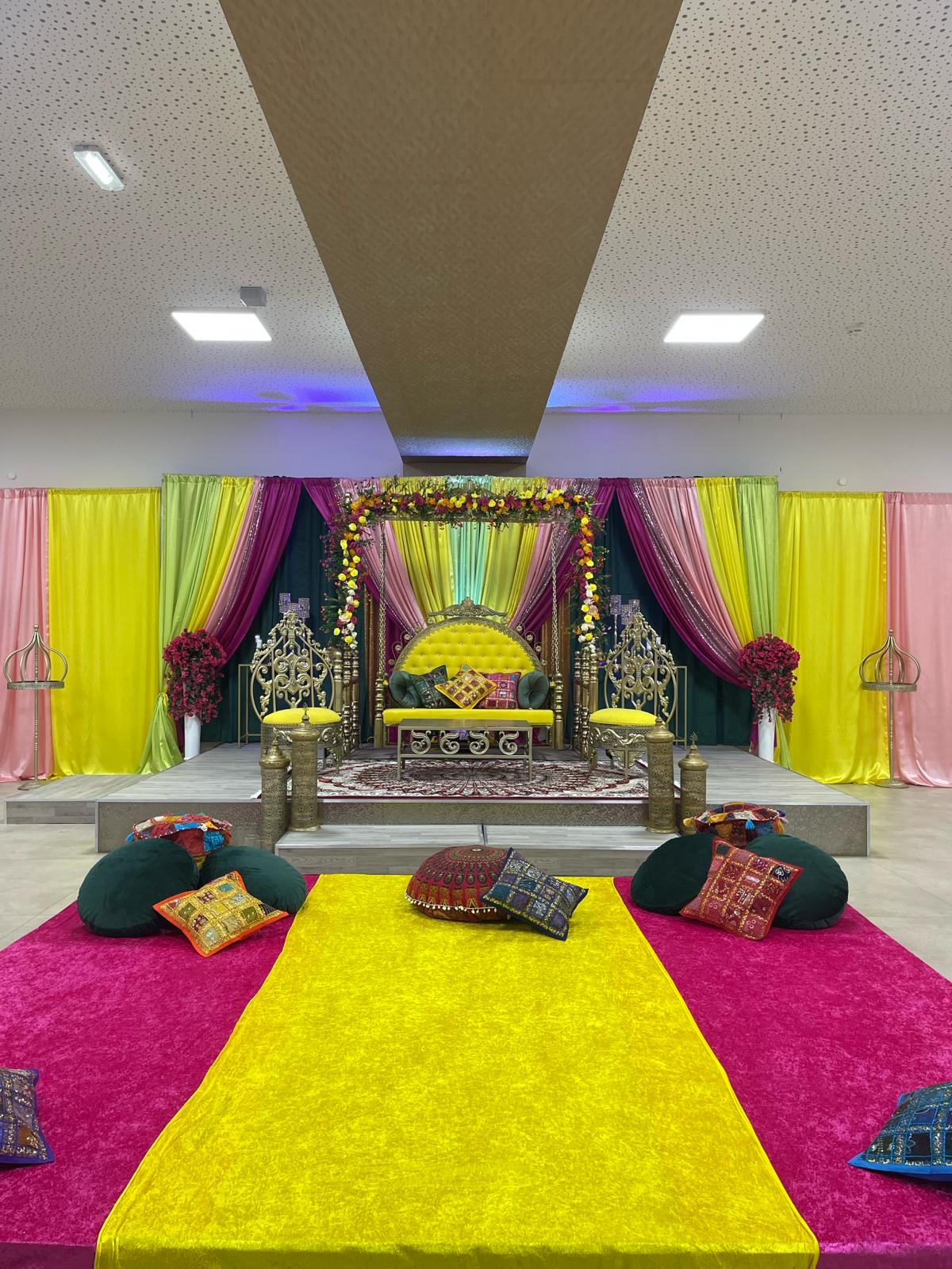 Bruiloft - Eltville am Rhein - Mehndi Event at Ginsheim Gustavsburg Bajwa Hall - Crystal Palace Events Ginsheim Hall 