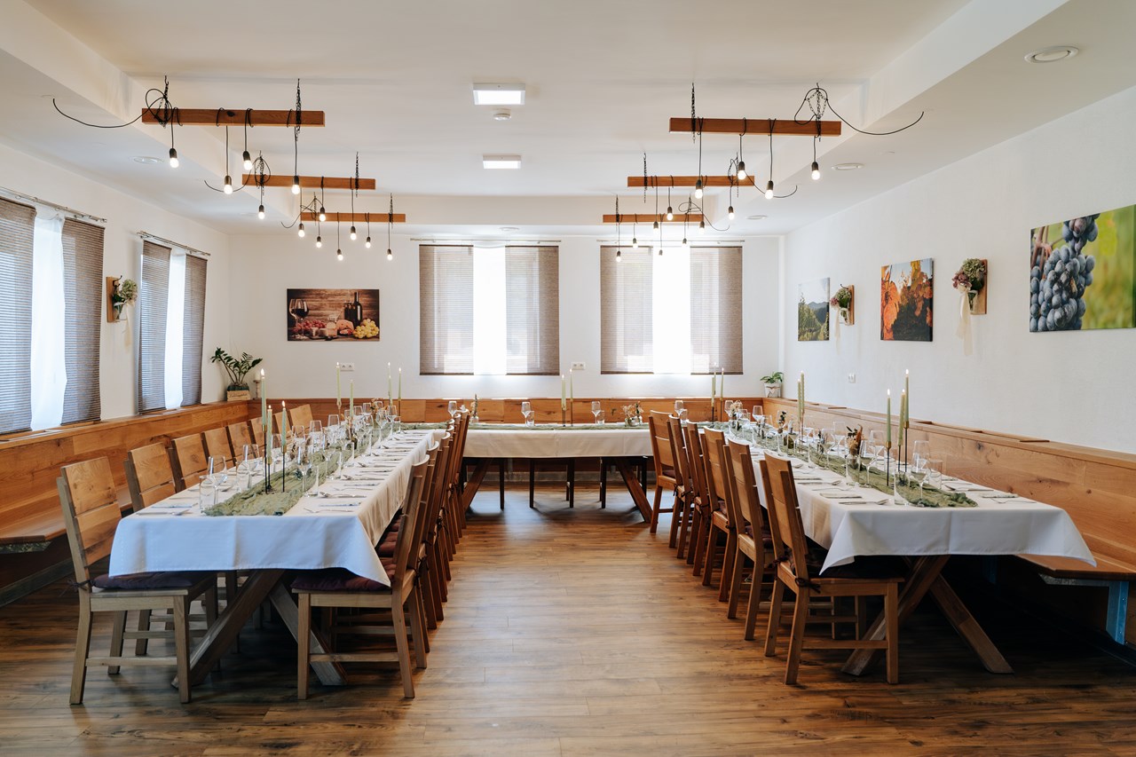 Gasthof & Bio Weinhof Rominger Informatie over de balzalen Banketzaal