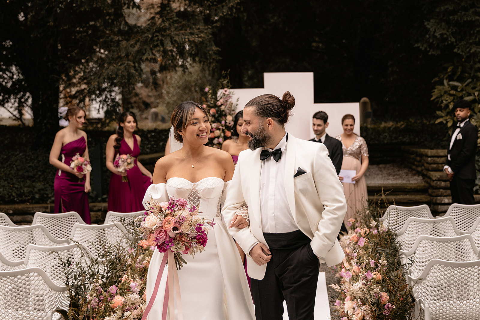 Hochzeit: Zeremonie im Thalvie Park - Park Thalvie